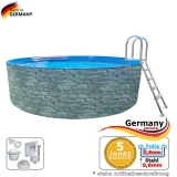 2,00 x 1,20 Stone Pool Stein Optik