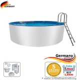 Pool aus Alu 4,00 x 1,25 m Alupool Aluminium-Pool