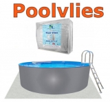 Pool aus Edelstahl 420 x 125 cm Edelstahlpool Komplettset