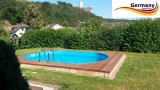 4,50 x 3,00 x 1,25 m Alu Ovalpool Ovalbecken Pool oval