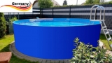 2,50 x 1,25 m Stahlwand Pool